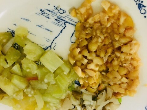 納豆のナス和え